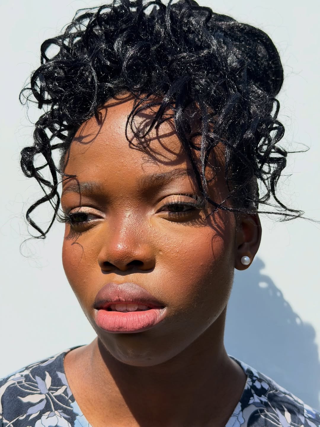 Soft glam look